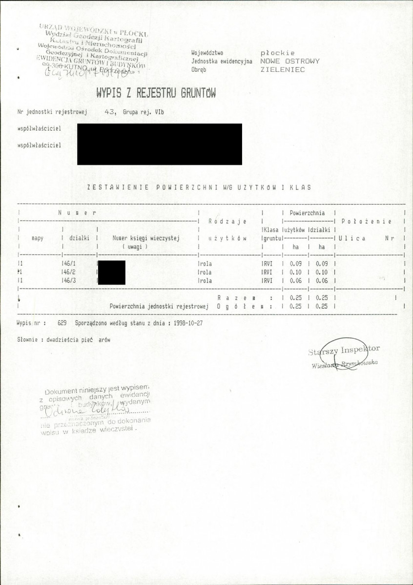 EP - Ewidencja parkowa, skan nr 15