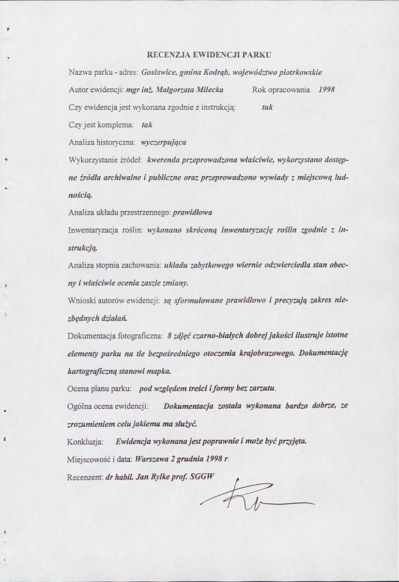 EP - Ewidencja parkowa, skan nr 26