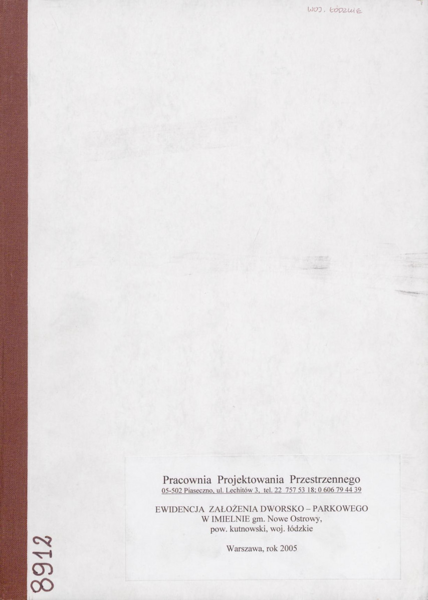 EP - Ewidencja parkowa, skan nr 1