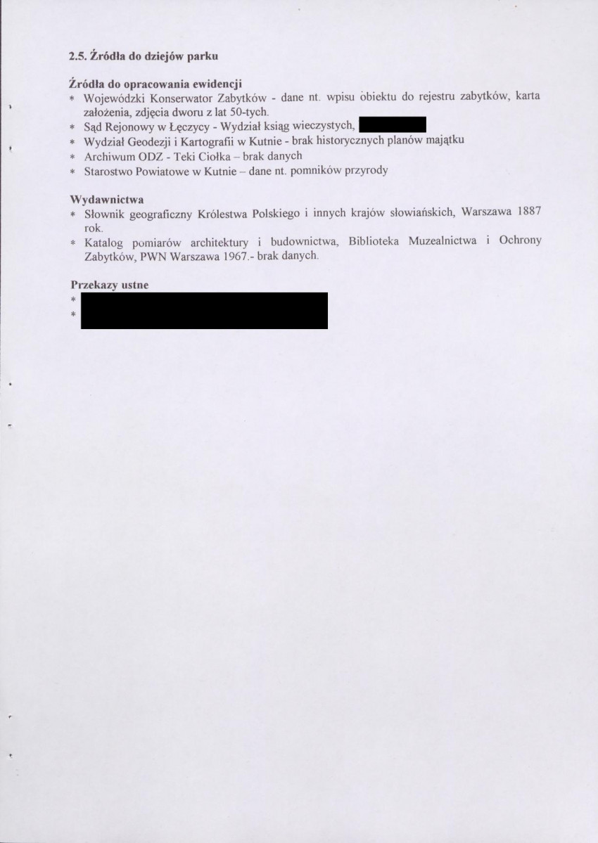 EP - Ewidencja parkowa, skan nr 20