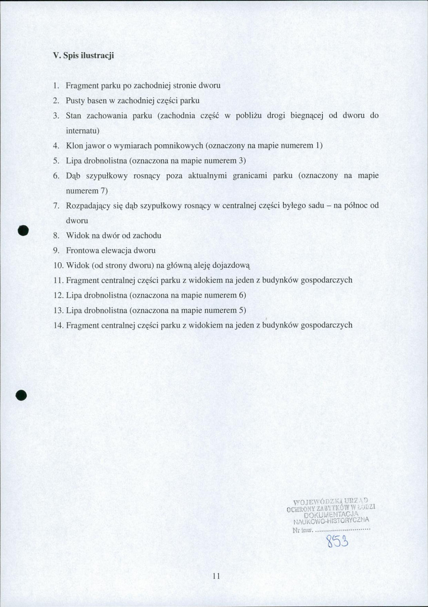 Ewidencja parkowa, skan nr 12
