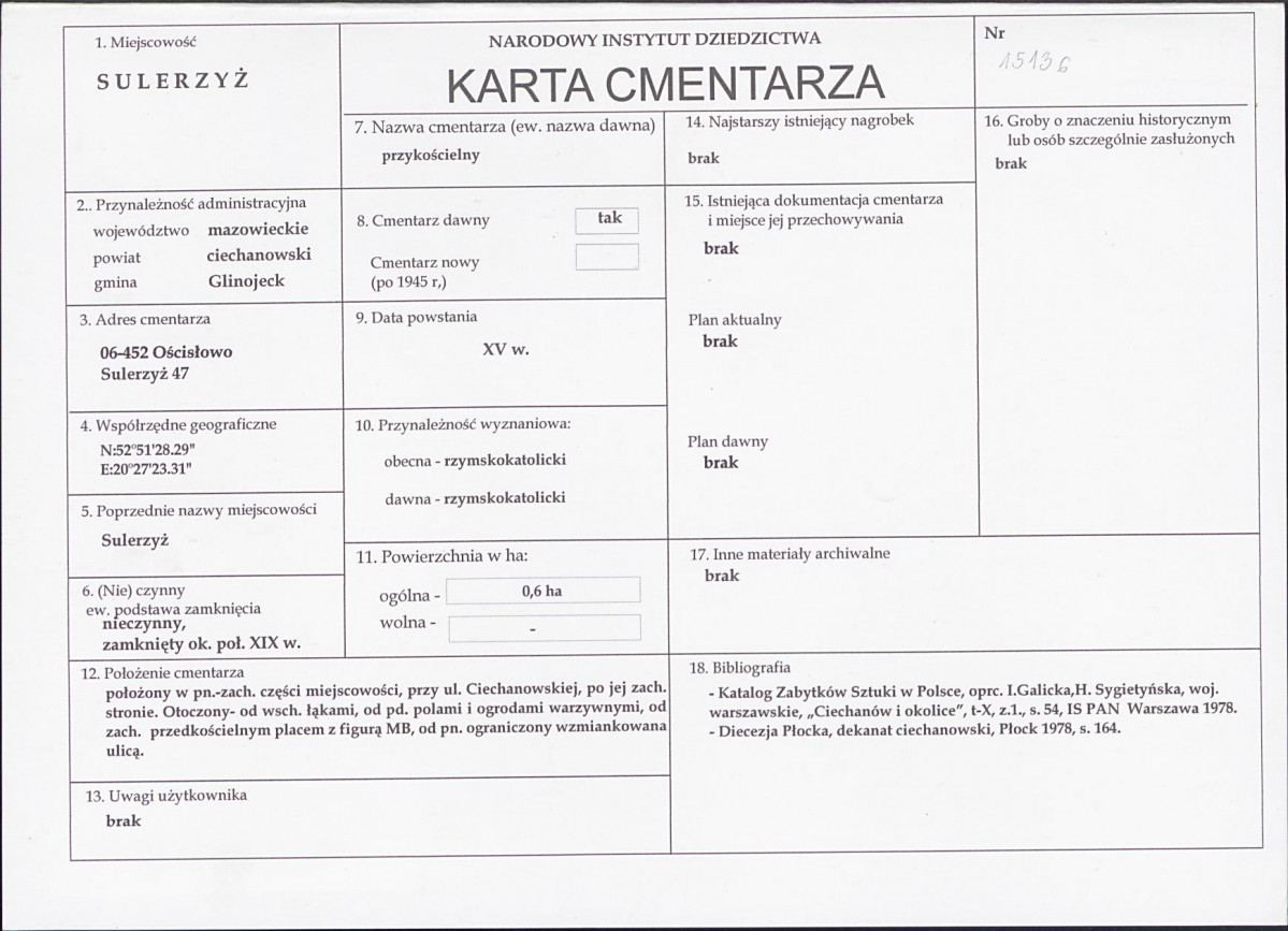 Karta cmentarza, skan nr 1