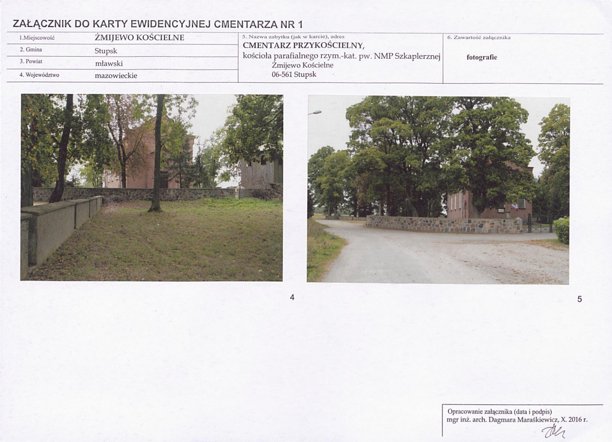 KC - Karta cmentarza, skan nr 5
