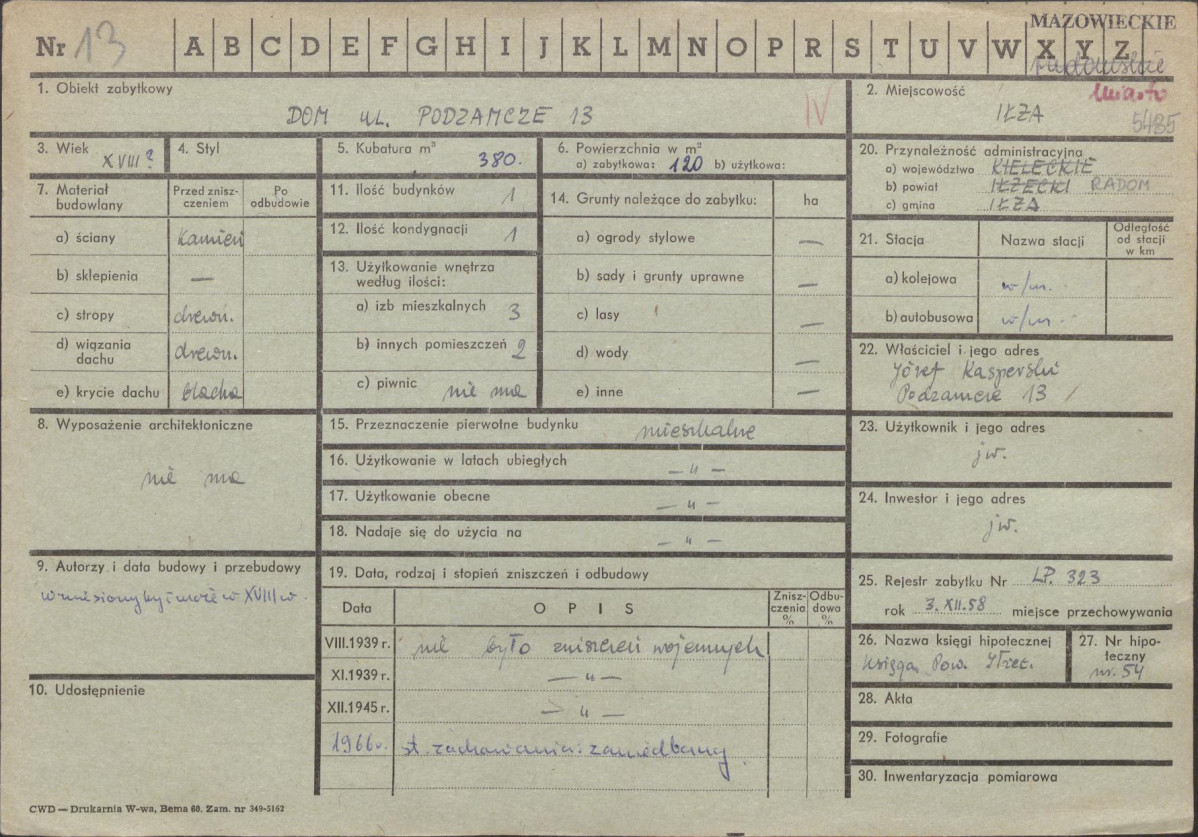 Karta zielona, skan nr 1