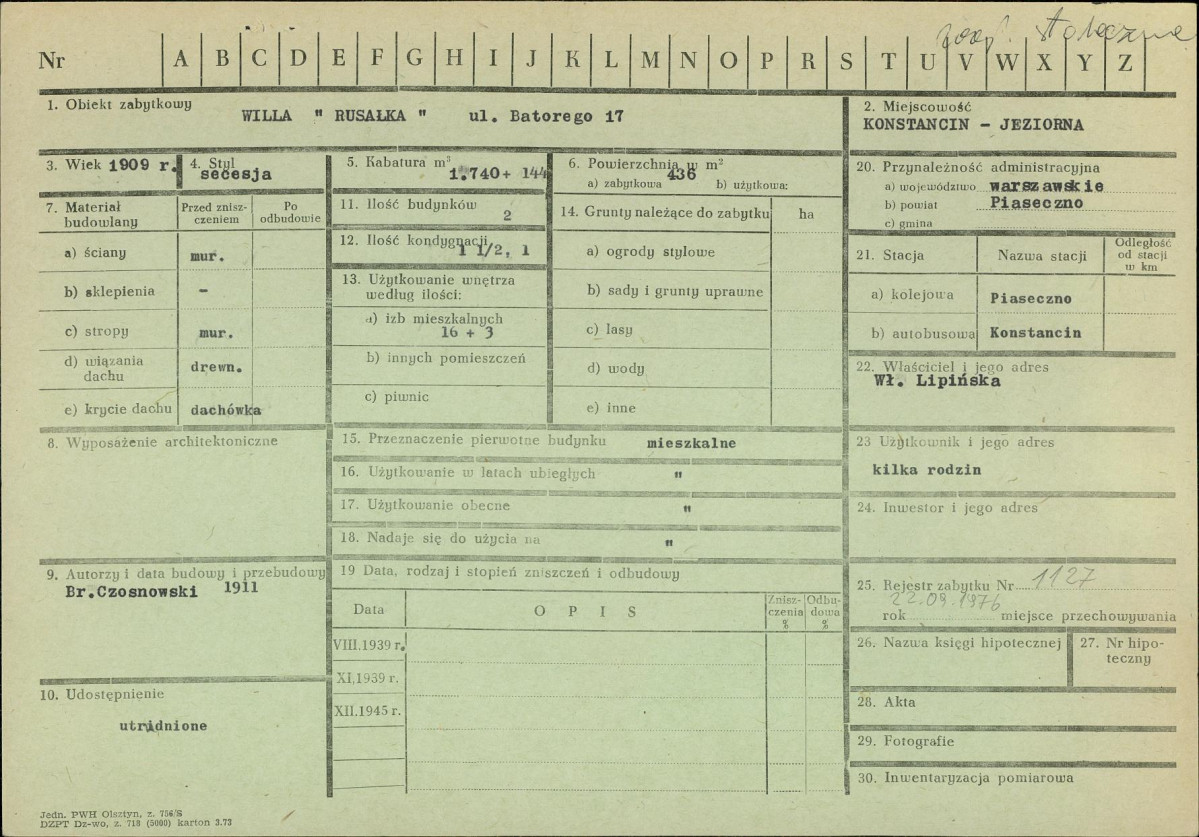 Karta zielona, skan nr 1