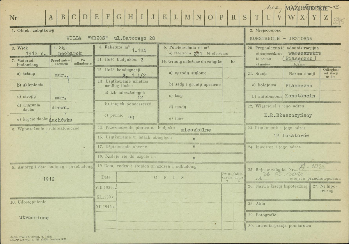 Karta zielona, skan nr 1