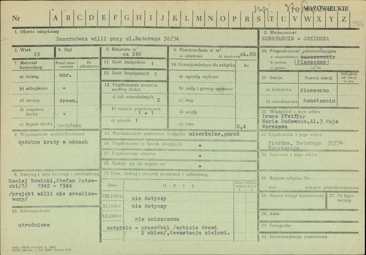 Karta zielona, skan nr 1