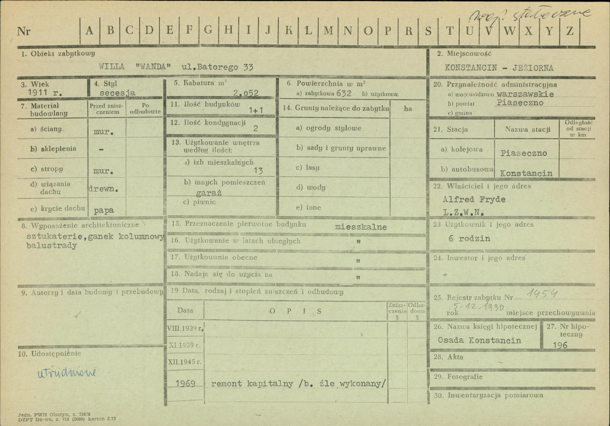 Karta zielona, skan nr 1