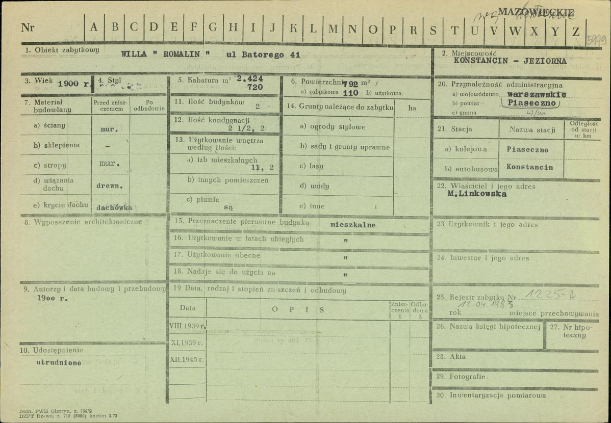 Karta zielona, skan nr 1