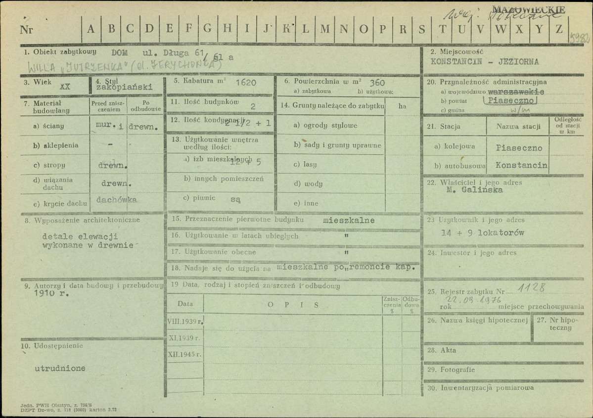 Karta zielona, skan nr 1