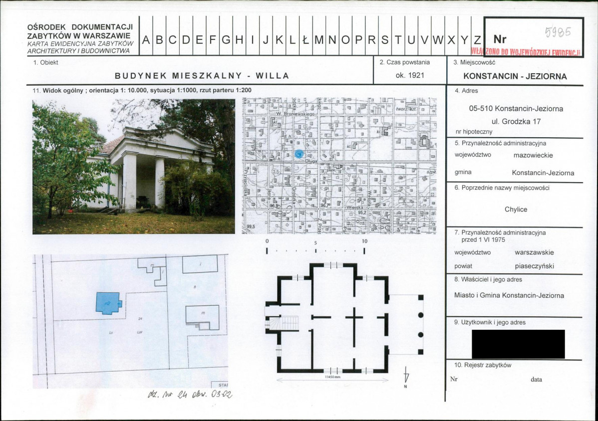 KB - Karta biała, skan nr 1
