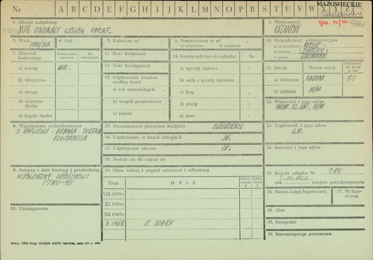 Karta zielona, skan nr 1
