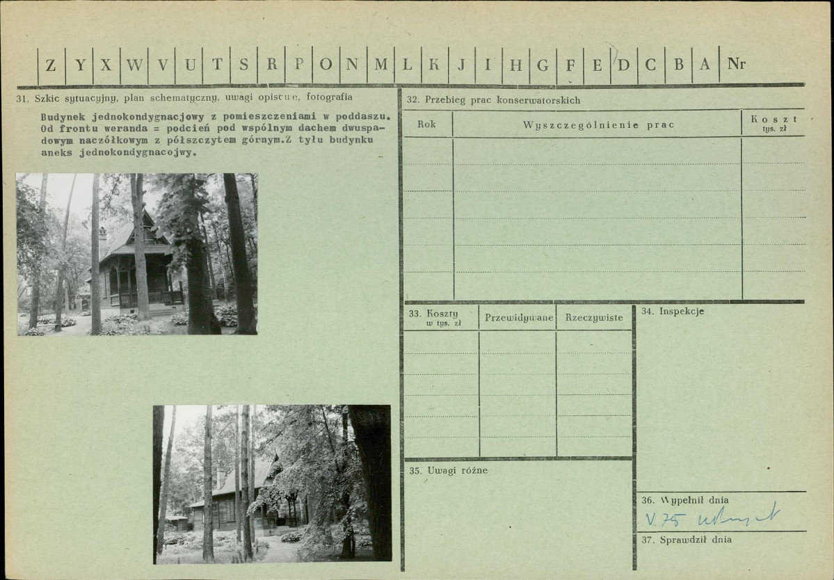 Karta zielona, skan nr 2