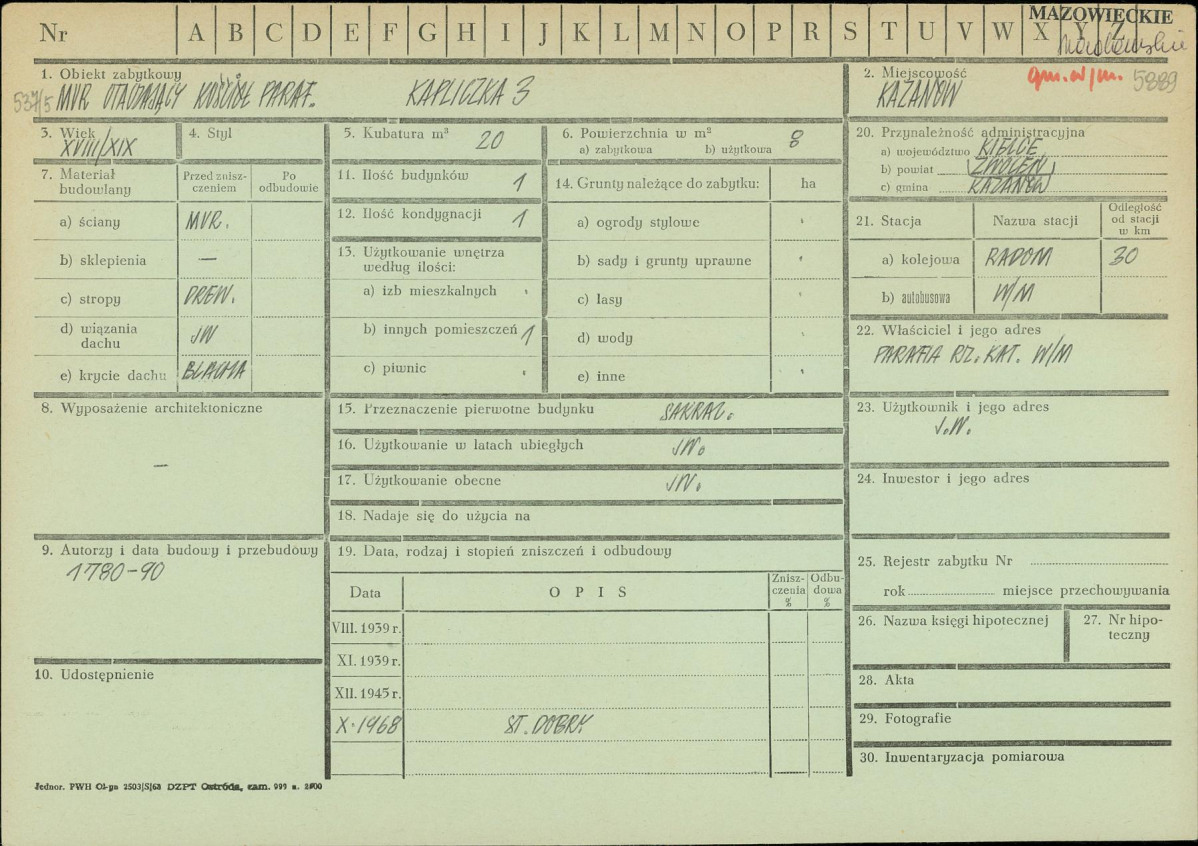 Karta zielona, skan nr 1