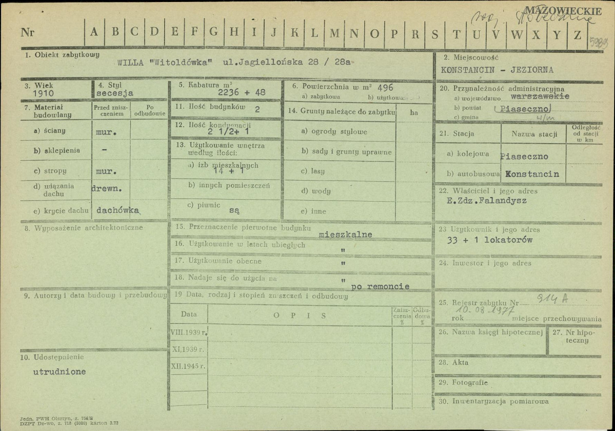 Karta zielona, skan nr 1