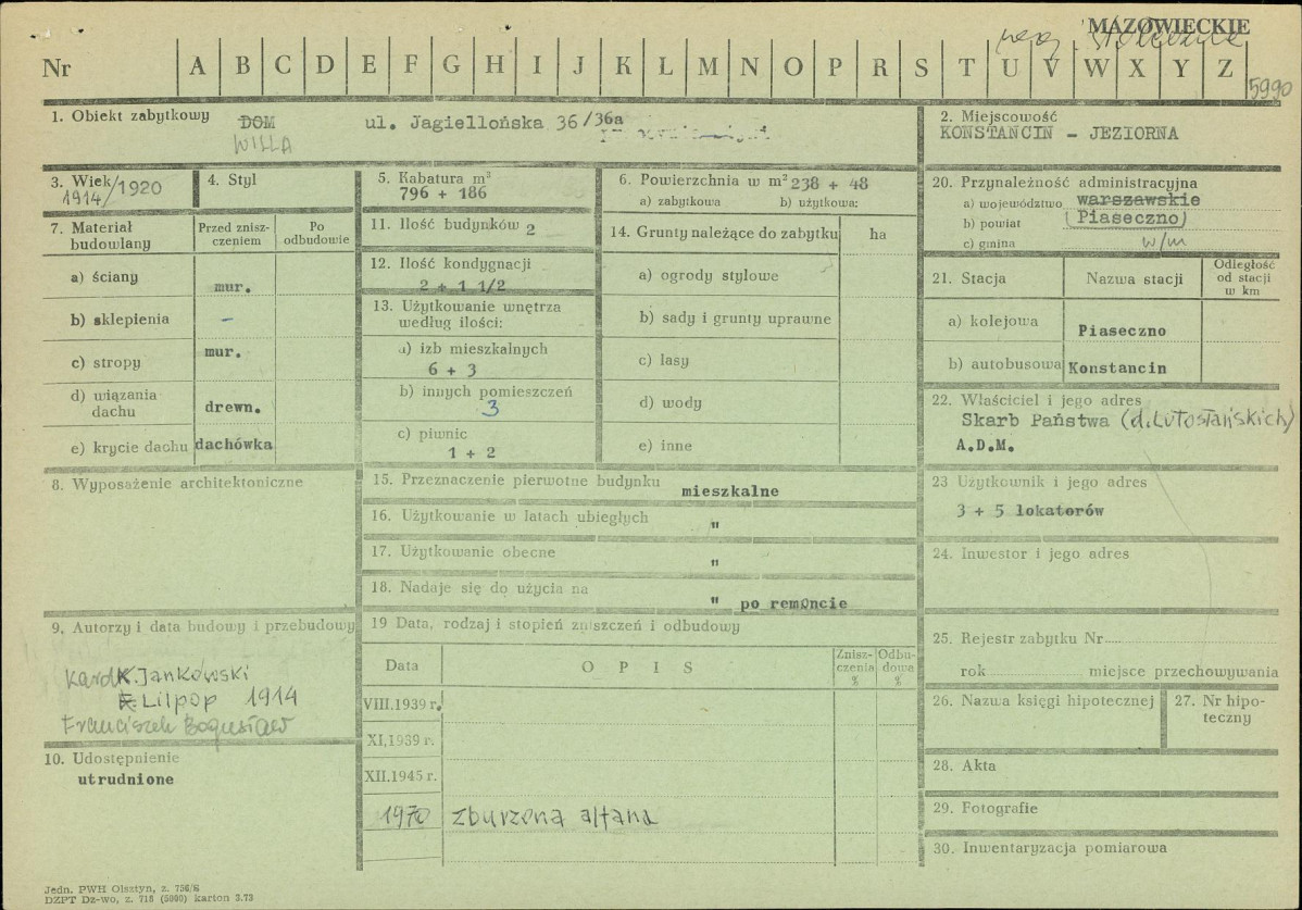 Karta zielona, skan nr 1