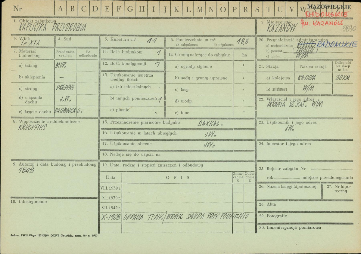 Karta zielona, skan nr 1