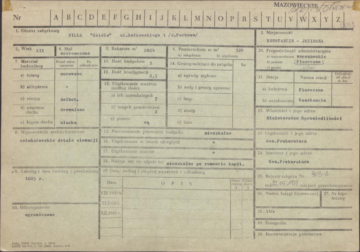 Karta zielona, skan nr 1