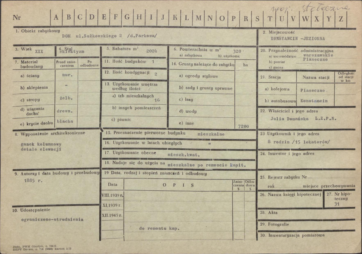 Karta zielona, skan nr 1