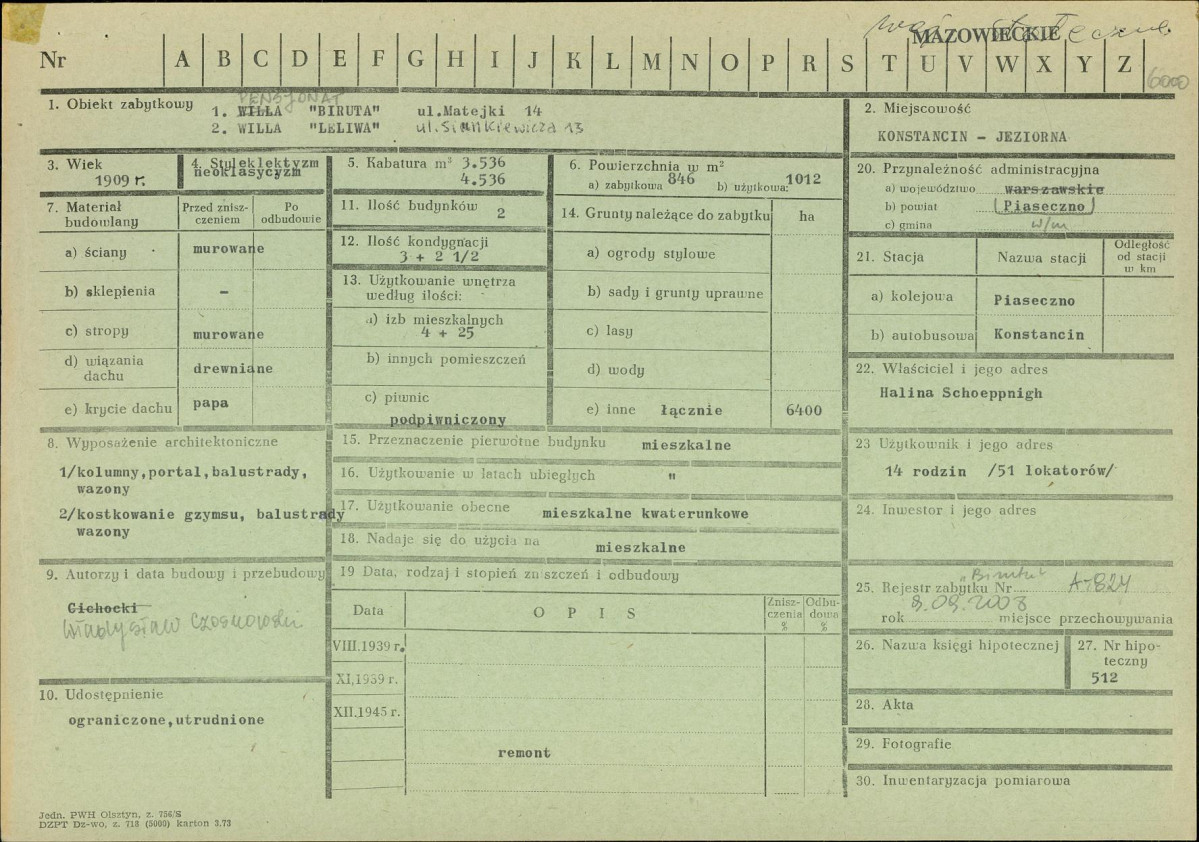 Karta zielona, skan nr 1