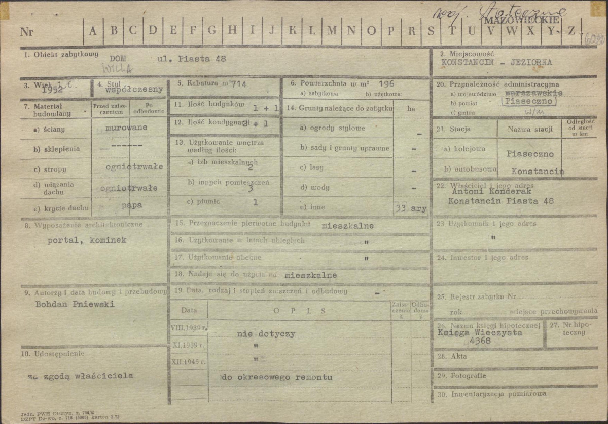 Karta zielona, skan nr 1