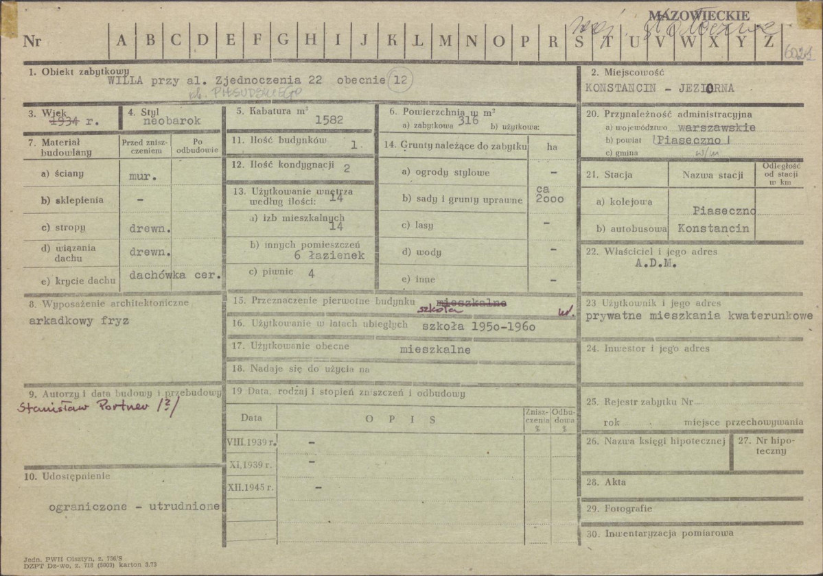 Karta zielona, skan nr 1