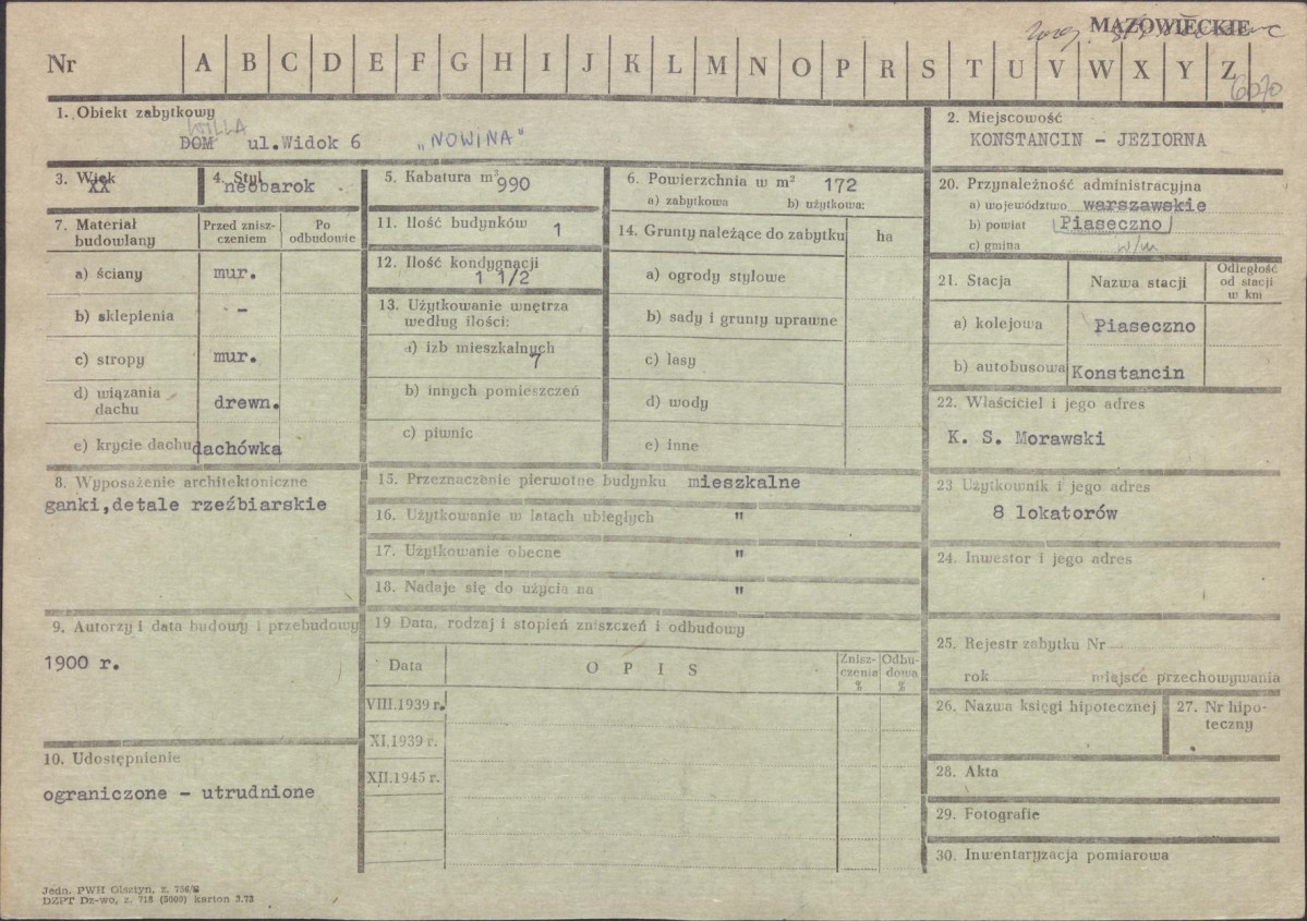 Karta zielona, skan nr 1