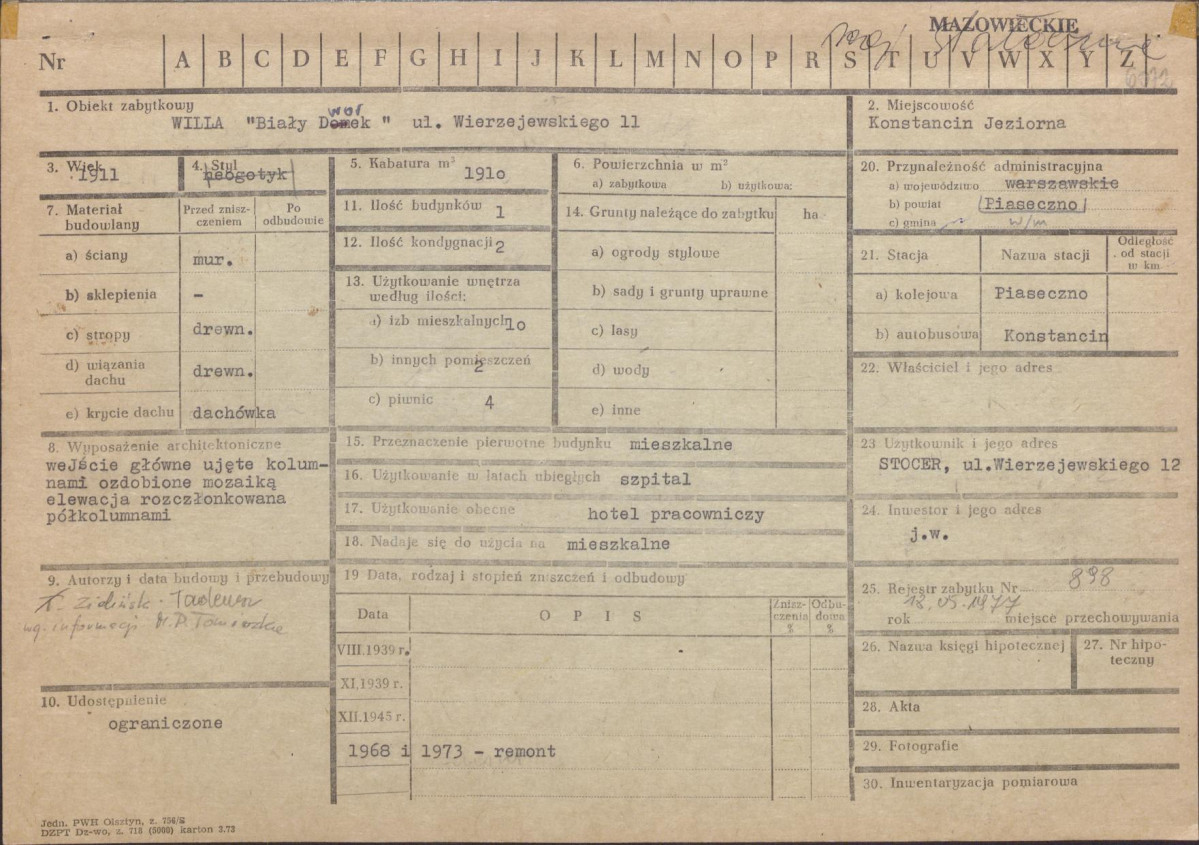 Karta zielona, skan nr 1