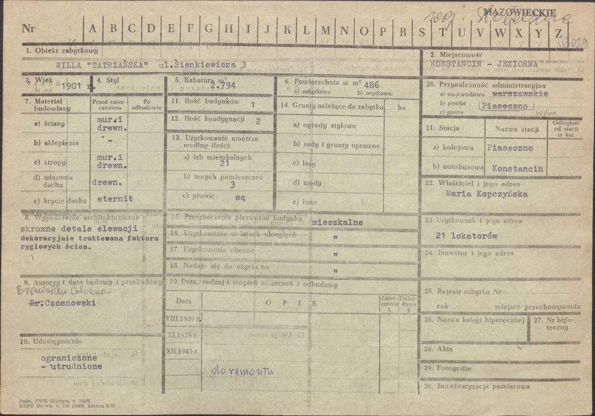 Karta zielona, skan nr 1