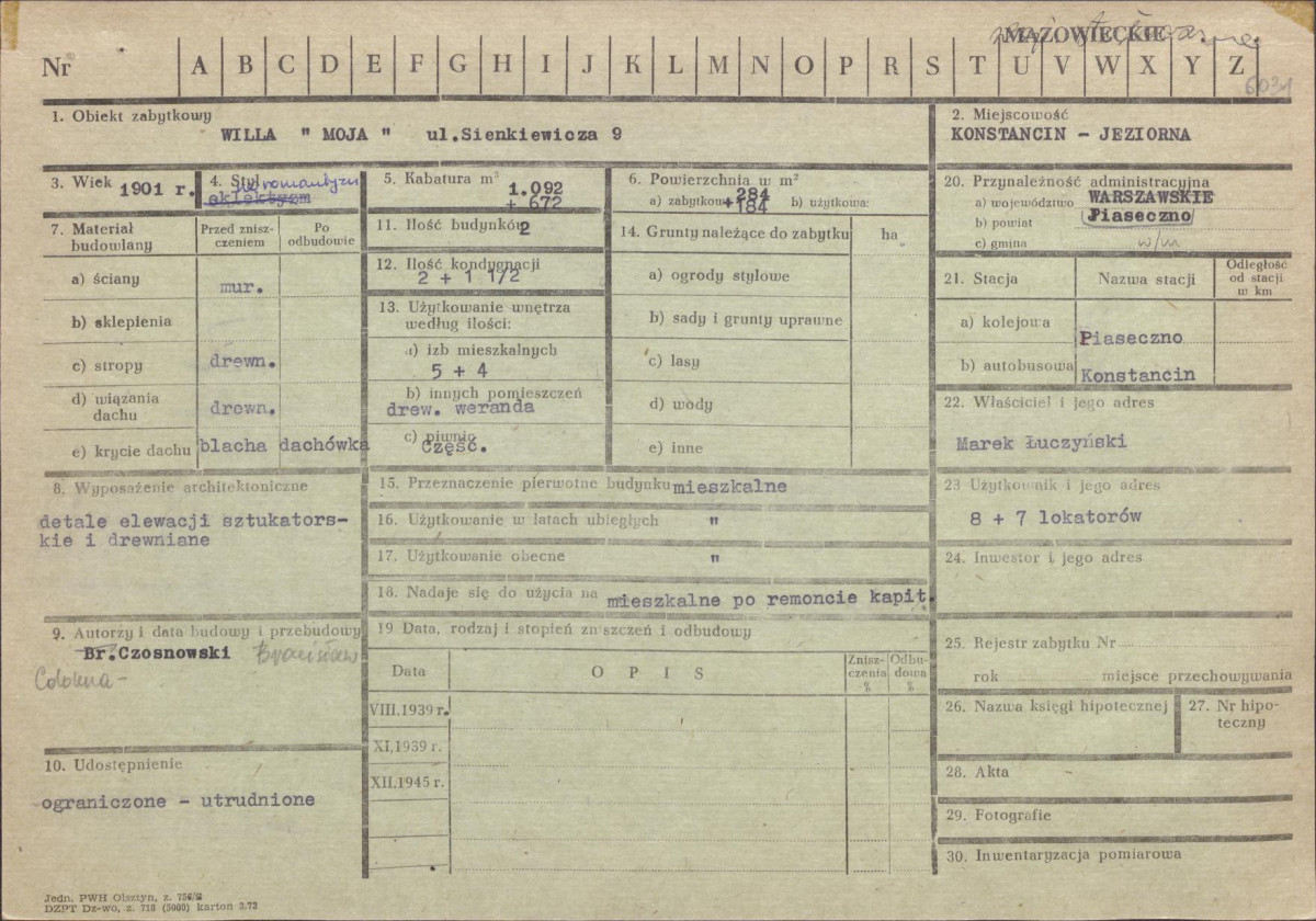 Karta zielona, skan nr 1