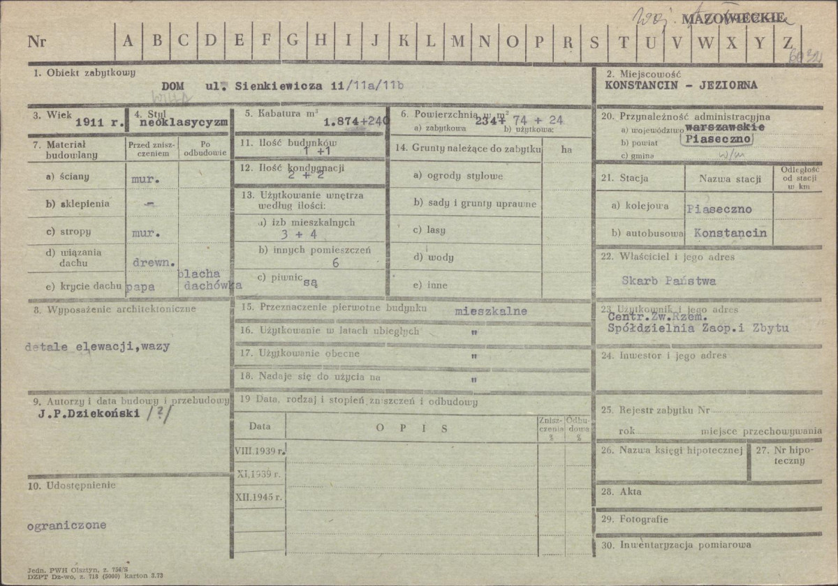 Karta zielona, skan nr 1