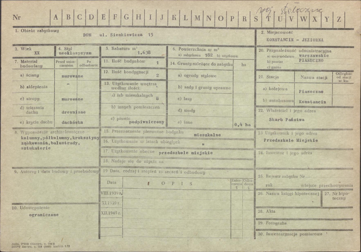 Karta zielona, skan nr 1