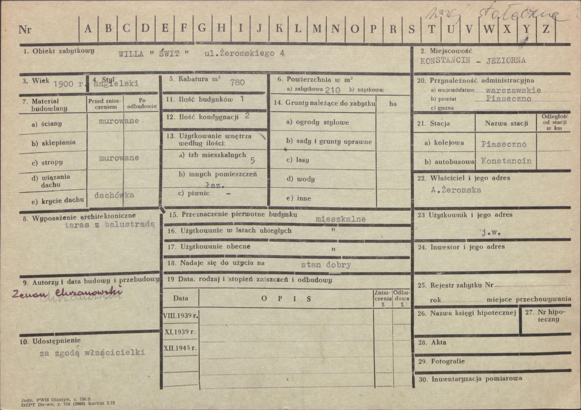 Karta zielona, skan nr 1