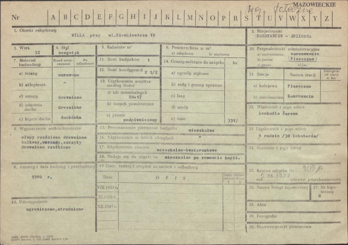 Karta zielona, skan nr 1