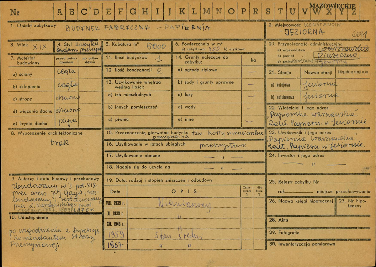 KZ - Karta zielona, skan nr 1