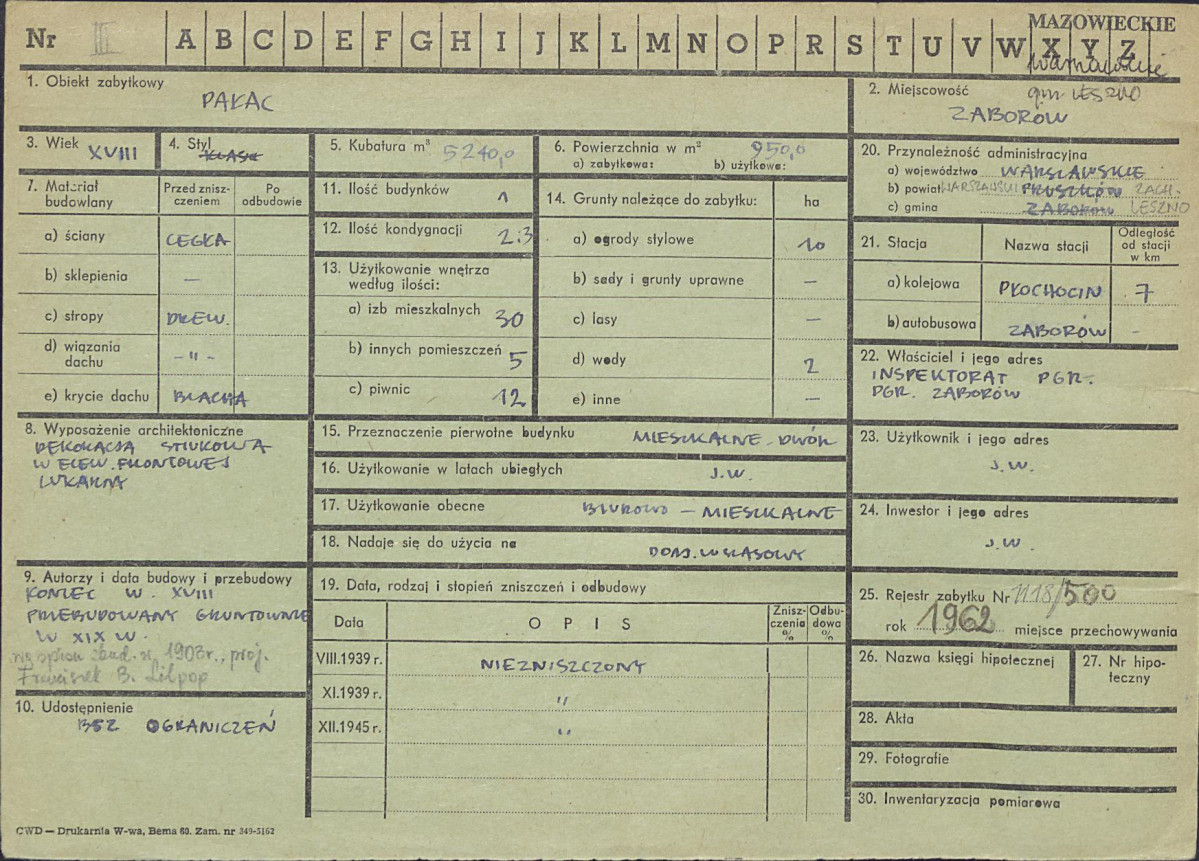 Karta zielona, skan nr 1