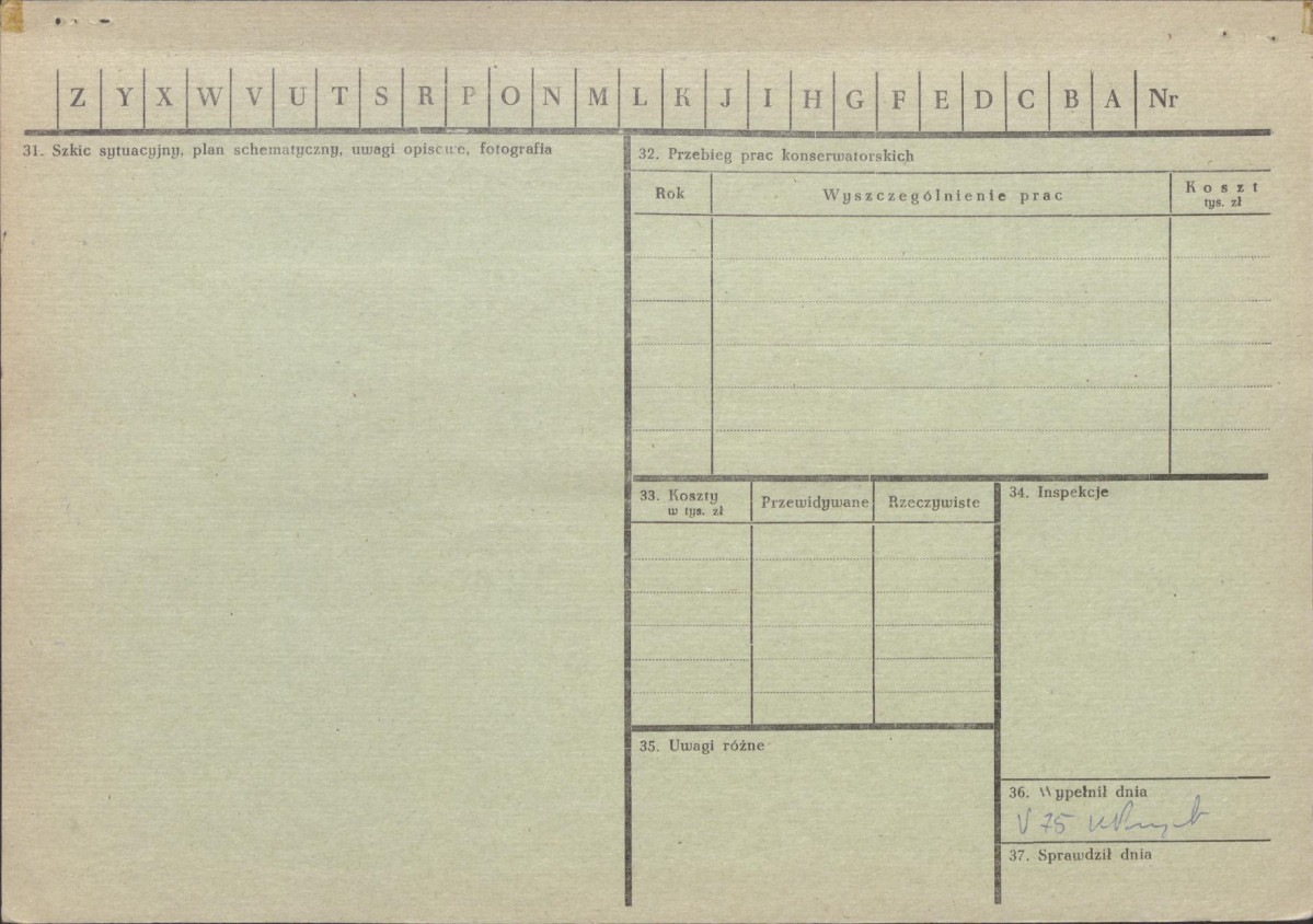 KZ - Karta zielona, skan nr 4