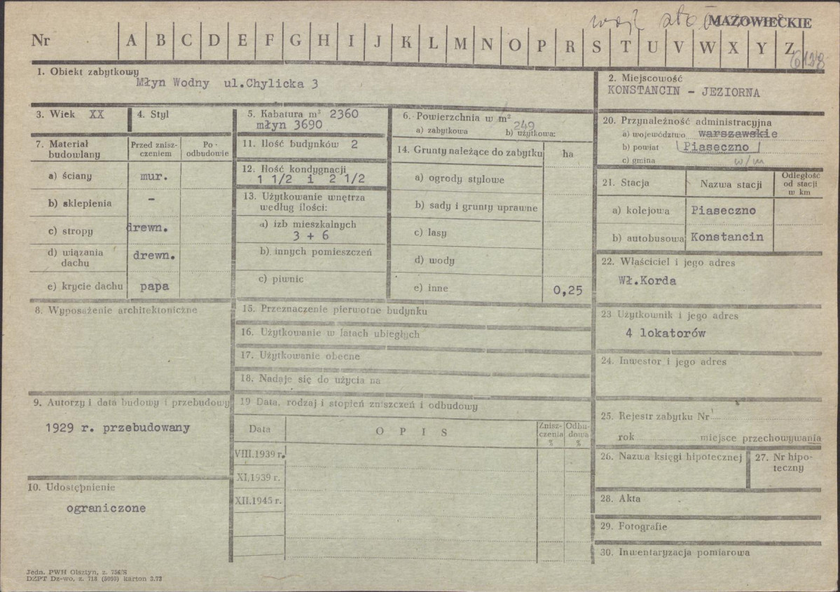 Karta zielona, skan nr 1