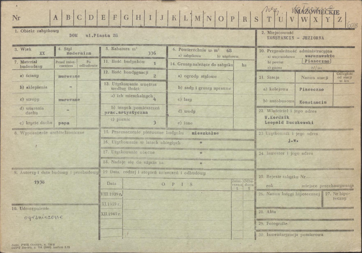 Karta zielona, skan nr 1