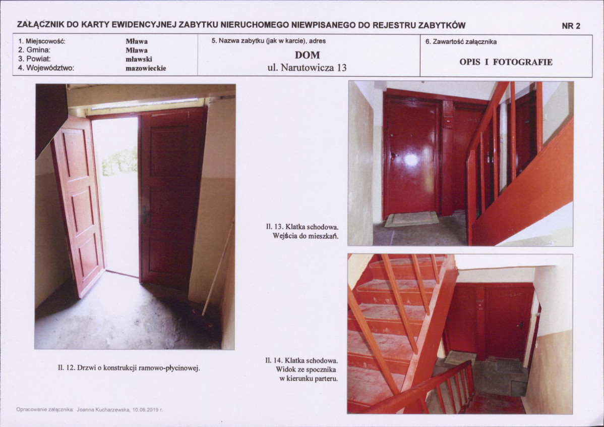 KEZN - Karta obiektu niewpisanego do rejestru, skan nr 5