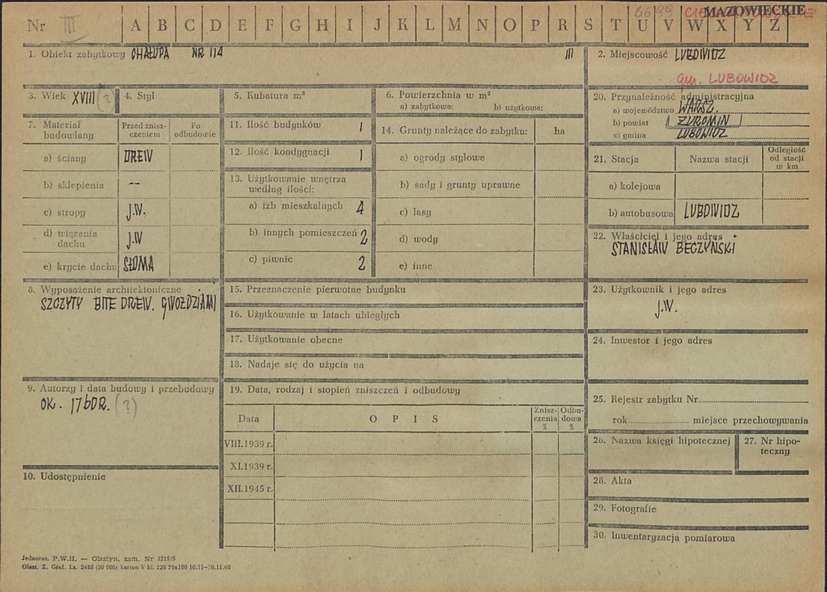 Karta zielona, skan nr 1