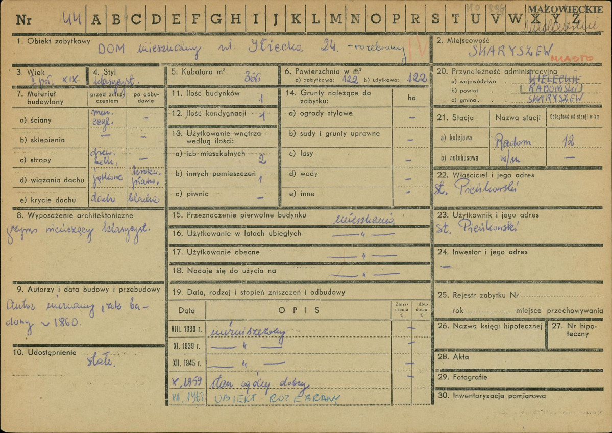 KZ - Karta zielona, skan nr 1