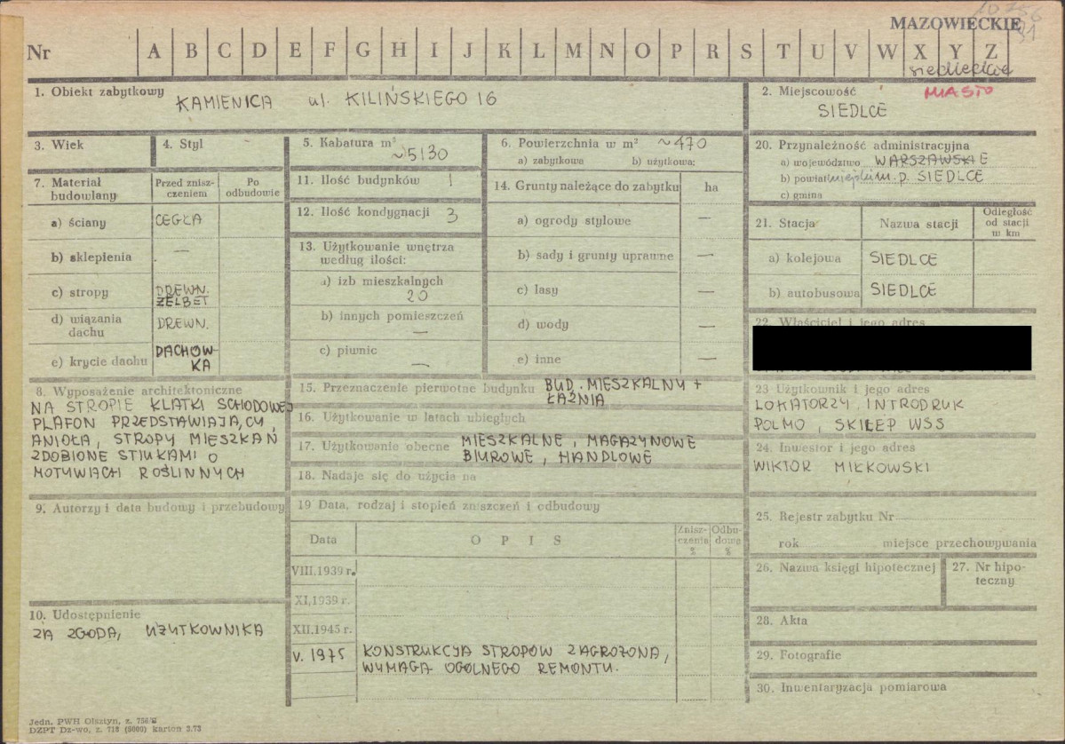 KZ - Karta zielona, skan nr 1