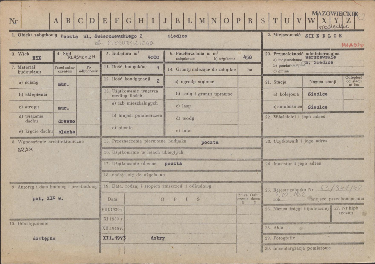 KZ - Karta zielona, skan nr 1