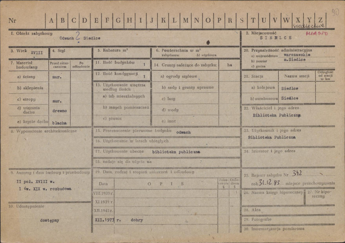 KZ - Karta zielona, skan nr 1