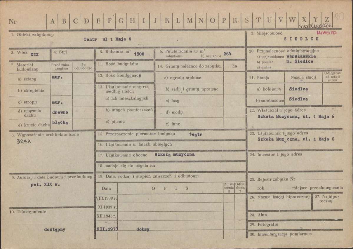 KZ - Karta zielona, skan nr 1