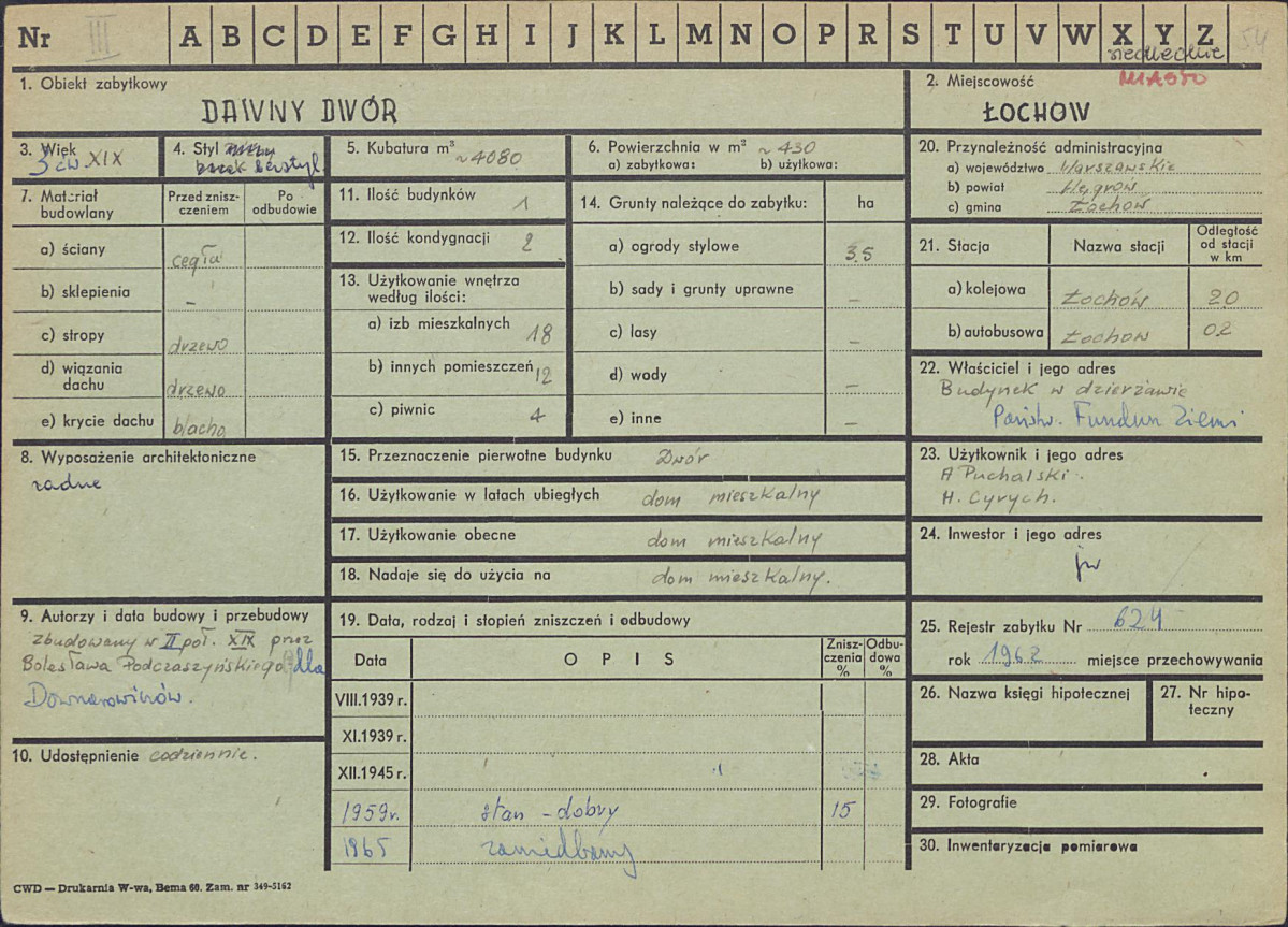 Karta zielona, skan nr 1