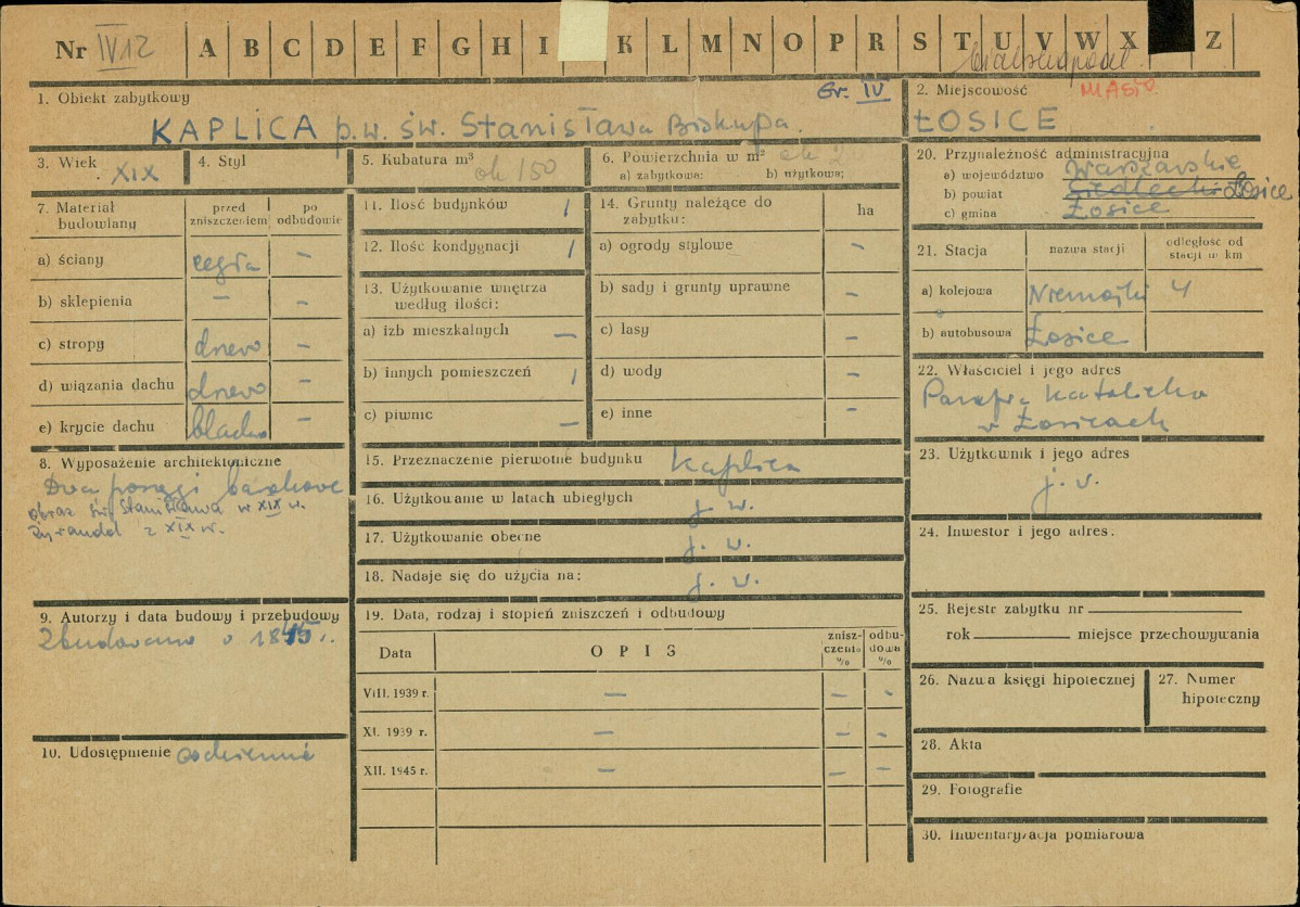 KZ - Karta zielona, skan nr 1