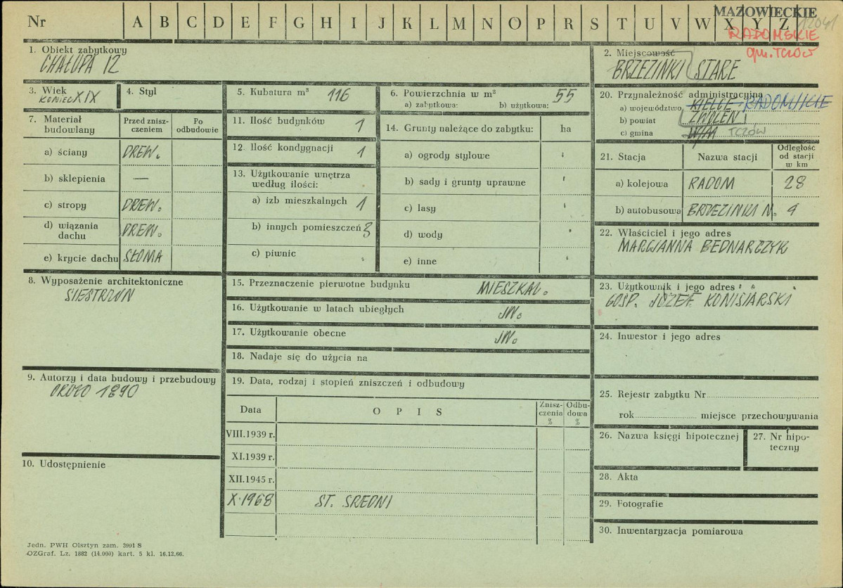 Karta zielona, skan nr 1