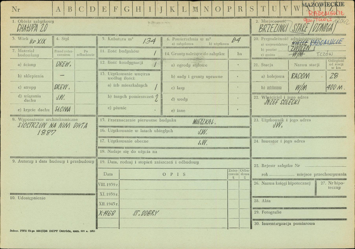 Karta zielona, skan nr 1